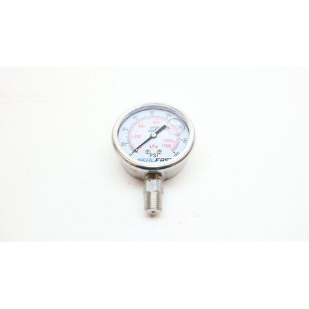 Sealfast 2-1/2In 1/4In 0-160Psi Npt Pressure Gauge G251601PSS